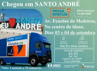 ⚡ O Projeto Nossa Energia da Energisa está chegando em nossa cidade! Nos dias 03 e 04 d...