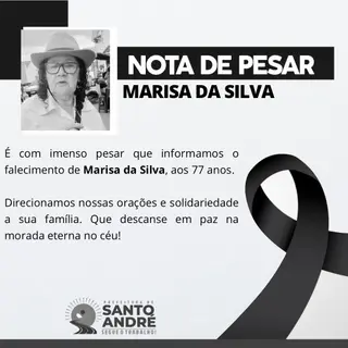 ⚫️ LUTO: Comunicamos o falecimento de Marisa da Silva. Direcionamos nossas orações e so...