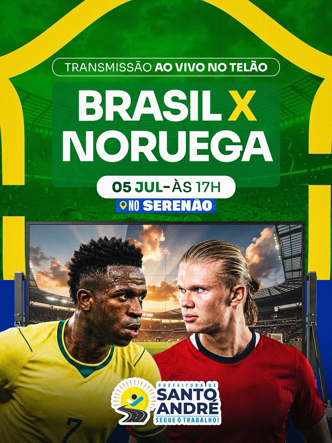 🇧🇷 Dizem por ai que torcer no Serenão dá sorte pra nossa Seleção! No próximo domingo ...