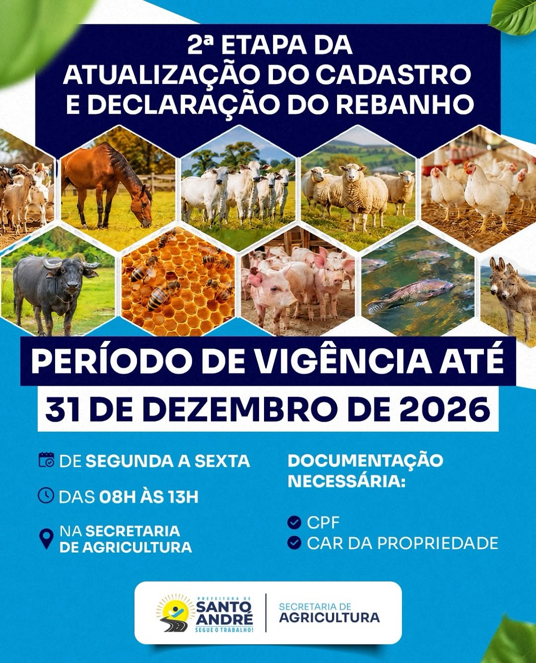 🐂 Atenção, produtor! Estamos na 2ª etapa da atualização do cadastro e declaração do re...
