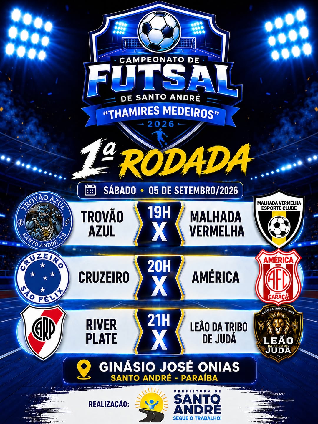 ⚽️ NOVA DATA! Dia 05 de setembro, neste sábado, daremos inicio ao Campeonato Municipal ...