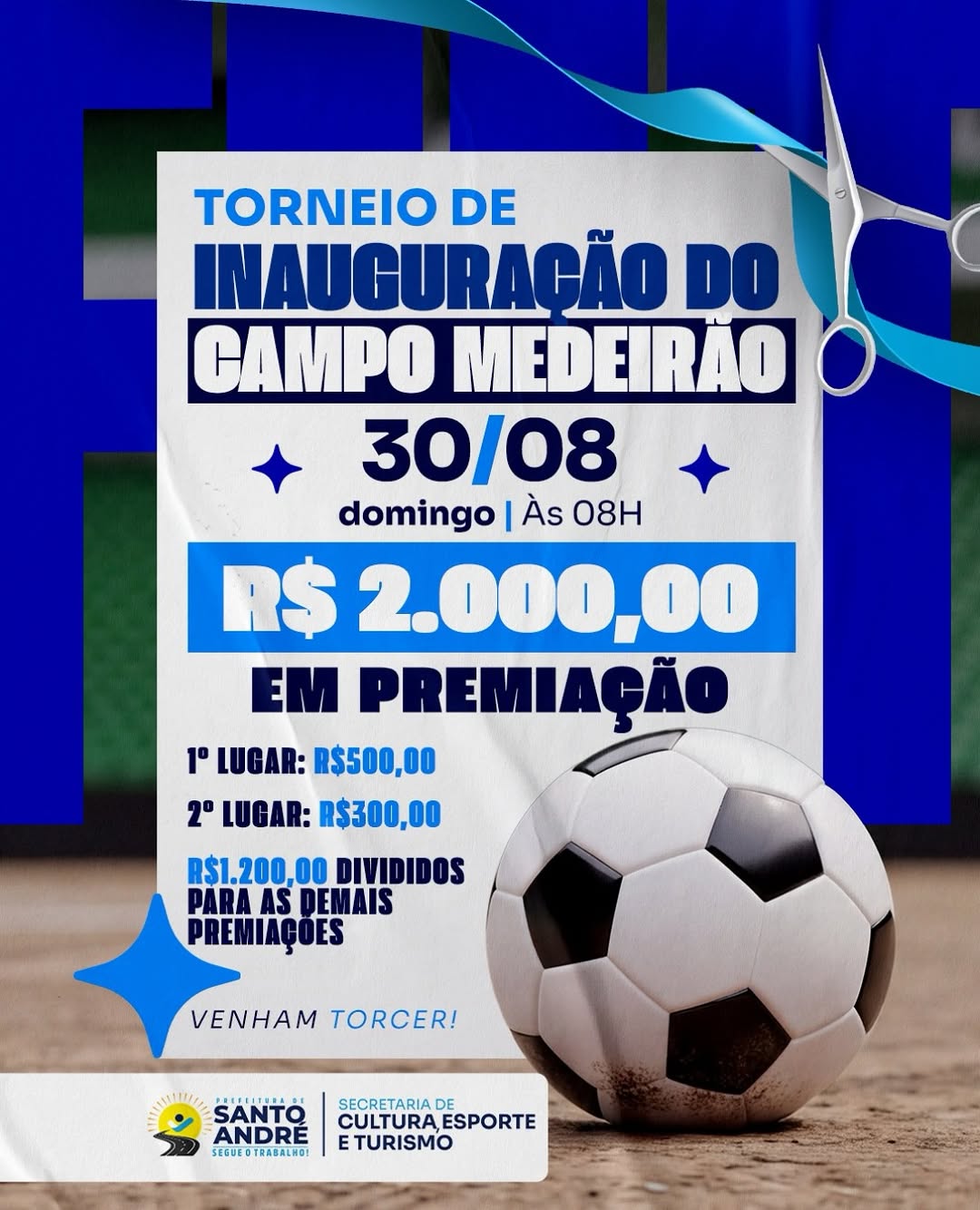 Campo Medeirão estreia com torneio neste domingo às 8h